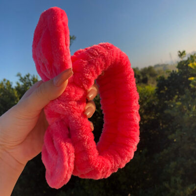 Faixa Para Cabelo Cor Rosa Pink