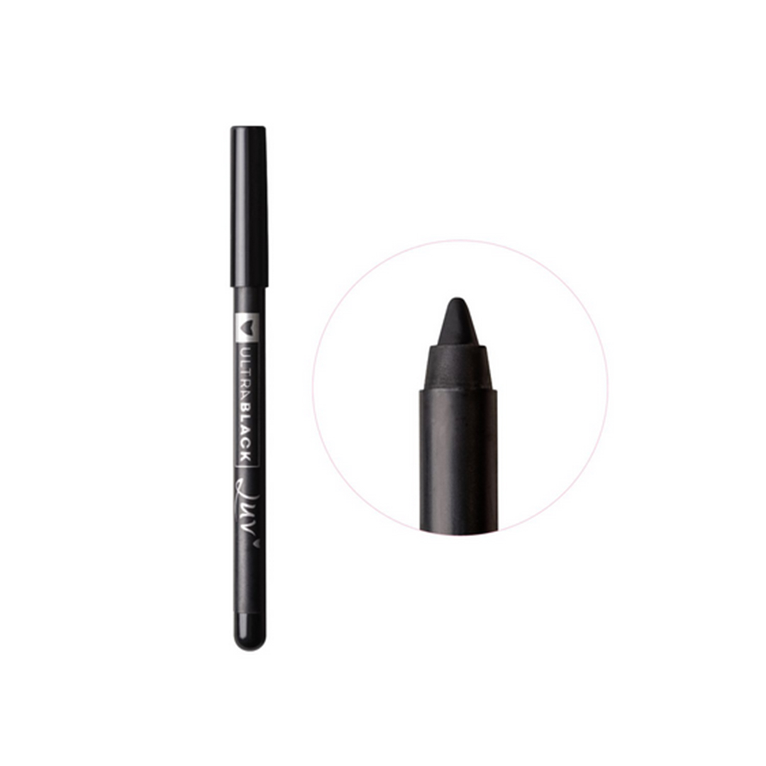 Lápis Para Olhos Ultrablack À Prova D'Água Luv Beauty