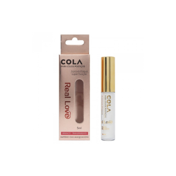 Cola Para Cílios Transparente - Real Love
