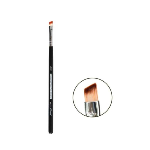 Pincel Profissional Chanfrado Para Delinear B104 - Macrilan