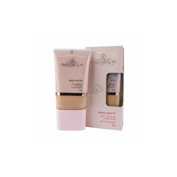 Base Matte Alta Cobertura Linha Pro - Phállebeauty